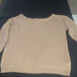 Misguided off shoulder sweater M/L